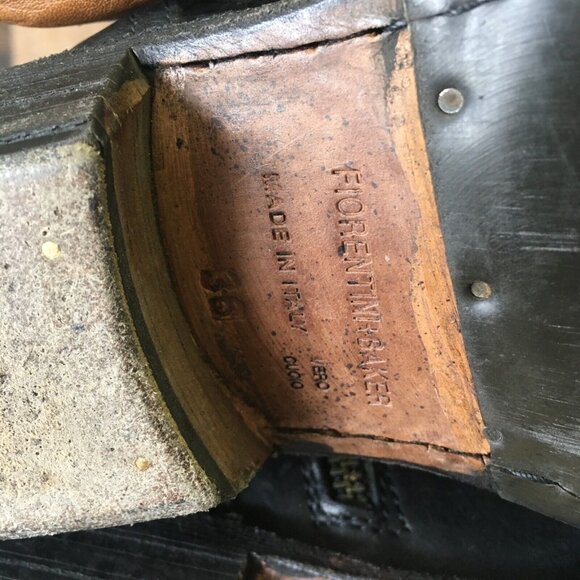 Fiorentini Baker Black Ankle Booties Boots Womens EUR 36 US 6 - Picture 4 of 12